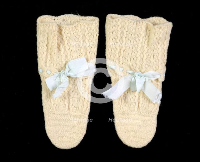 Bootees, American, 1840-60. Creator: Unknown.