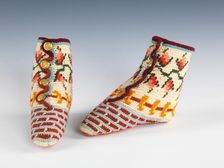Bootees, American, 1870-80. Creator: Unknown