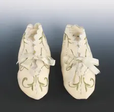 Bootees, American, 1870-90. Creator: Unknown