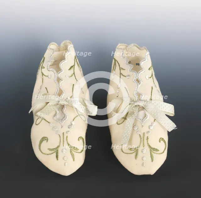 Bootees, American, 1870-90. Creator: Unknown.
