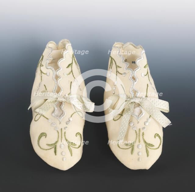 Bootees, American, 1870-90. Creator: Unknown.