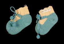 Bootees, American, ca. 1860. Creator: Unknown