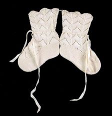 Bootees, American, ca. 1870. Creator: Unknown