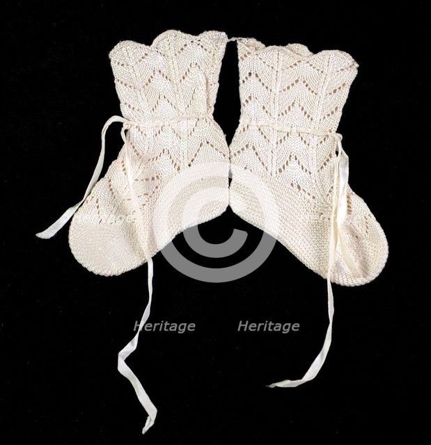 Bootees, American, ca. 1870. Creator: Unknown.