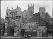Bootham Bar, York, 1900-1940. Creator: Edwin Dockree
