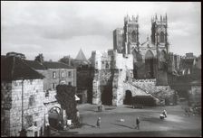 Bootham Bar, York, 1930s. Creator: J Dixon Scott