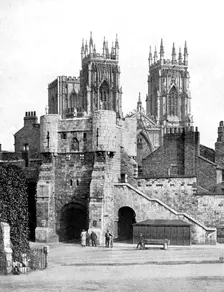 Bootham Bar, York, North Yorkshire, 1924-1926.Artist: Donald McLeish