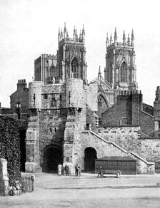 Bootham Bar, York, North Yorkshire, 1924-1926.Artist: Donald McLeish