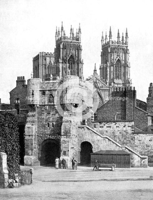 Bootham Bar, York, North Yorkshire, 1924-1926.Artist: Donald McLeish