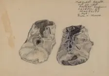 Booties, c. 1935. Creator: Margaret Knapp
