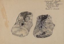 Booties, c. 1935. Creator: Margaret Knapp