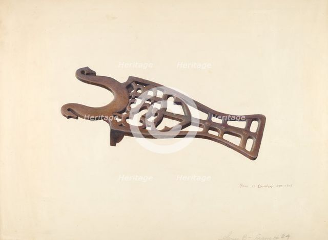 Bootjack, 1935/1942. Creator: Amos C. Brinton.