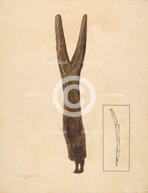 Bootjack, 1939. Creator: Gerald Bernhardt.