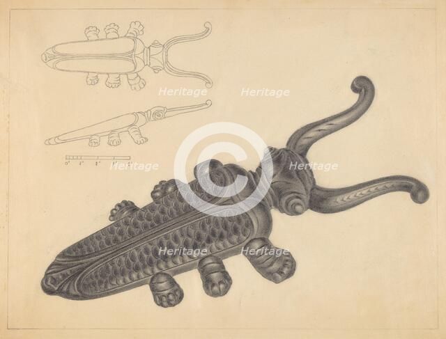 Bootjack, c. 1936. Creator: Filippo Porreca.