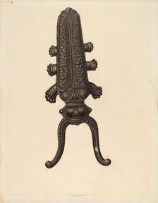 Bootjack, c. 1937. Creator: Albert Geuppert