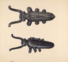 Bootjack, c. 1937. Creator: Elmer Weise
