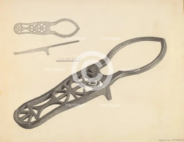 Bootjack, c. 1937. Creator: Salvatore Borrazzo.