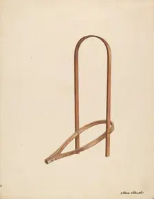 Bootjack, c. 1937. Creator: Rex F Bush