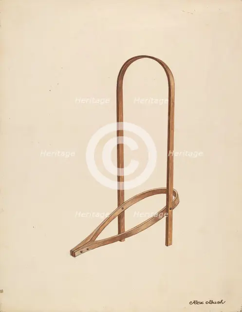 Bootjack, c. 1937. Creator: Rex F Bush.