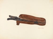 Bootjack, c. 1938. Creator: Dolores Haupt