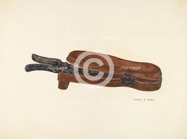 Bootjack, c. 1938. Creator: Dolores Haupt.