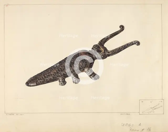 Bootjack, c. 1938. Creator: Ralph Morton.