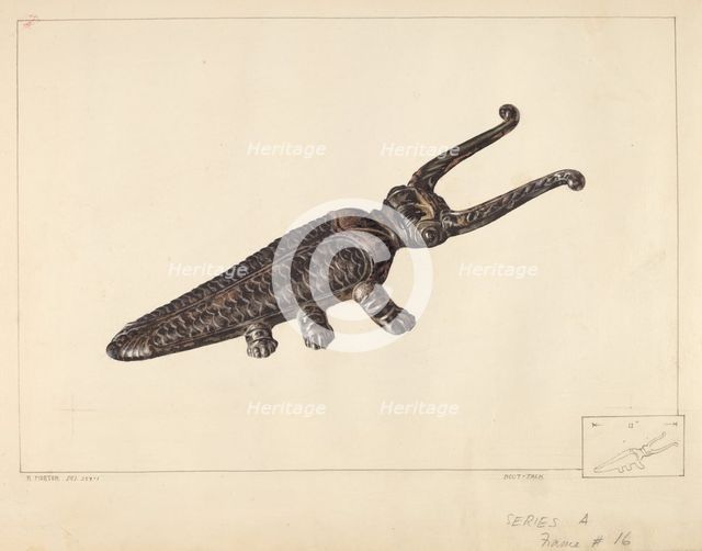 Bootjack, c. 1938. Creator: Ralph Morton.