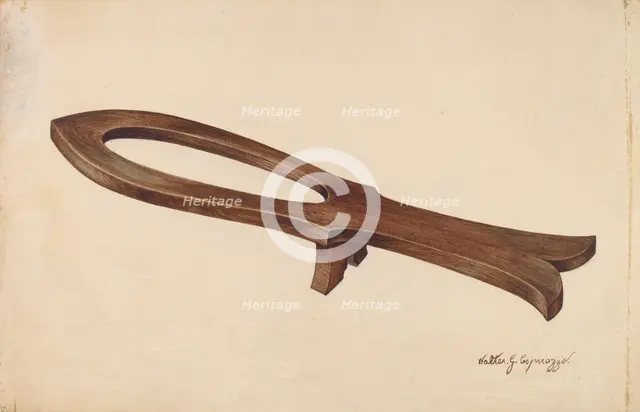 Bootjack, c. 1938. Creator: Walter G. Capuozzo.