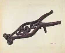 Bootjack, c. 1939. Creator: Chris Makrenos