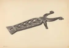 Bootjack, c. 1939. Creator: Gordon Sanborn