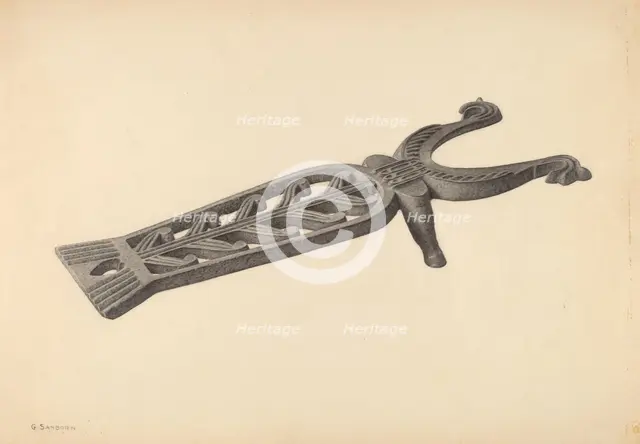 Bootjack, c. 1939. Creator: Gordon Sanborn.