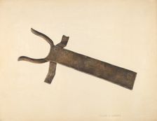 Bootjack, c. 1939. Creator: Howard Lumbard