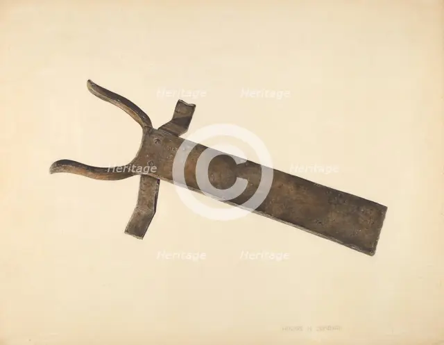 Bootjack, c. 1939. Creator: Howard Lumbard.