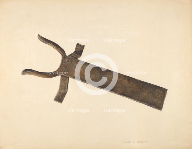 Bootjack, c. 1939. Creator: Howard Lumbard.