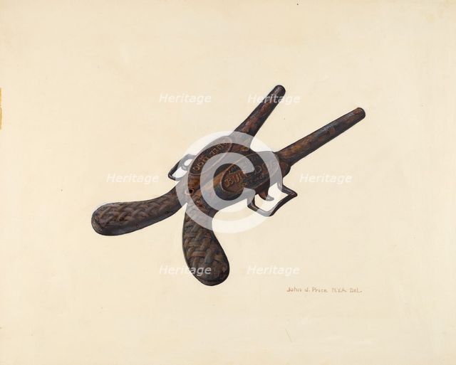 Bootjack, c. 1939. Creator: John Price.