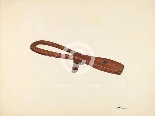 Bootjack, c. 1939. Creator: William McAuley.