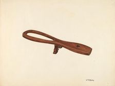 Bootjack, c. 1939. Creator: William McAuley