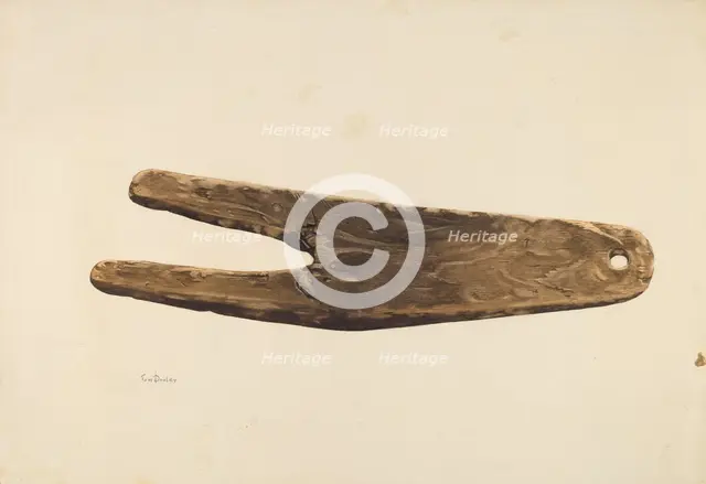 Bootjack, c. 1939. Creator: Thomas Dooley.