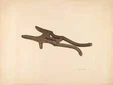Bootjack, c. 1940. Creator: LeRoy Griffith