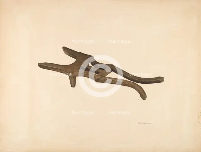 Bootjack, c. 1940. Creator: LeRoy Griffith.
