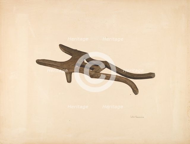 Bootjack, c. 1940. Creator: LeRoy Griffith.