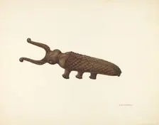 Bootjack, c. 1940. Creator: Robert W.R. Taylor