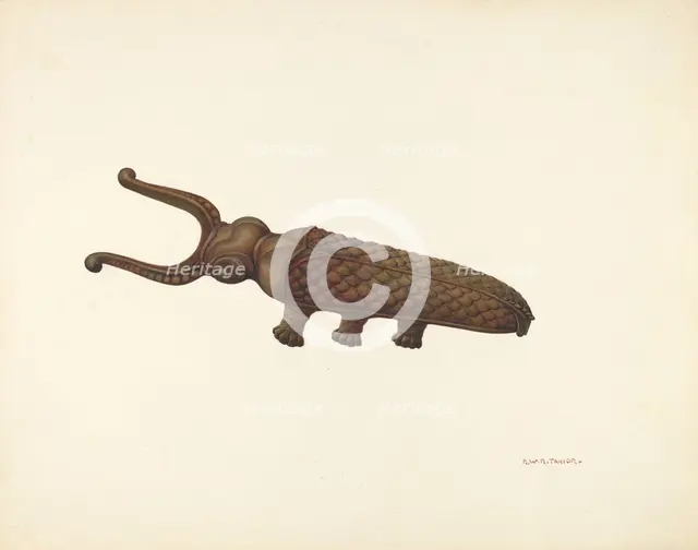Bootjack, c. 1940. Creator: Robert W.R. Taylor.