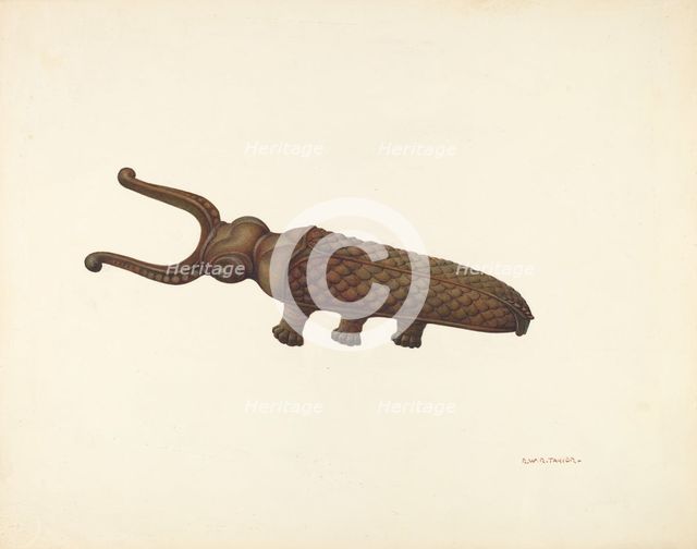 Bootjack, c. 1940. Creator: Robert W.R. Taylor.