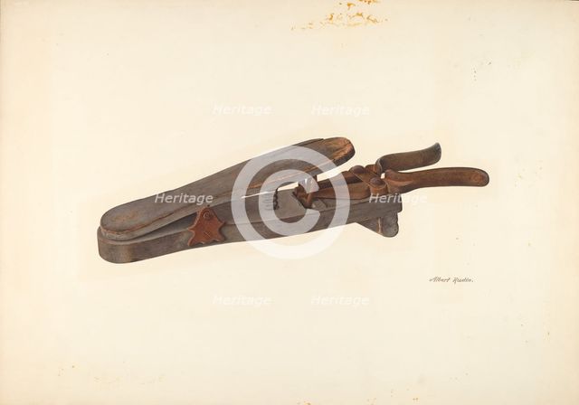 Bootjack, c. 1941. Creator: Albert Rudin.