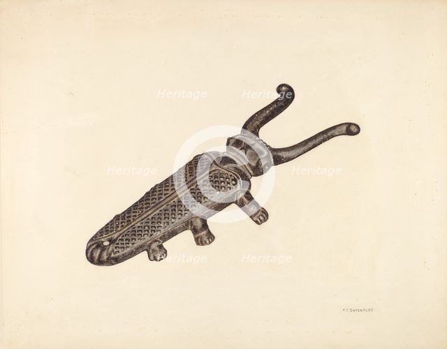 Bootjack, c. 1941. Creator: F.C. Davenport.