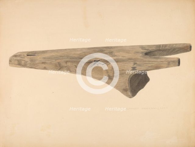 Bootjack, c. 1942. Creator: Alexander Anderson.