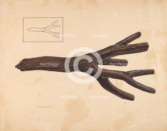 Bootjack, c. 1942. Creator: Lloyd A. Davidson.