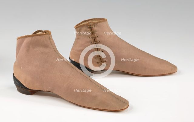 Boots, American, 1855-65. Creator: Unknown.