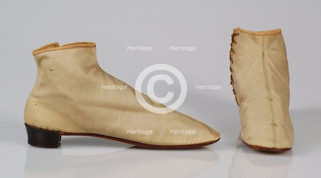 Boots, American, 1855-65. Creator: Unknown.
